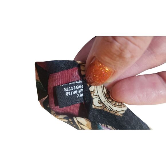 Johnny‎ Carson Neck Tie Mens Luxury Multicolor Abstract Business Church Designer - Picture 8 of 12